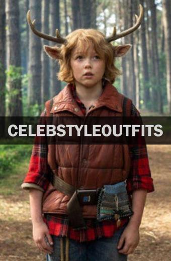 Gus Christian Convery Sweet Tooth Brown Quilted Puffer Vest