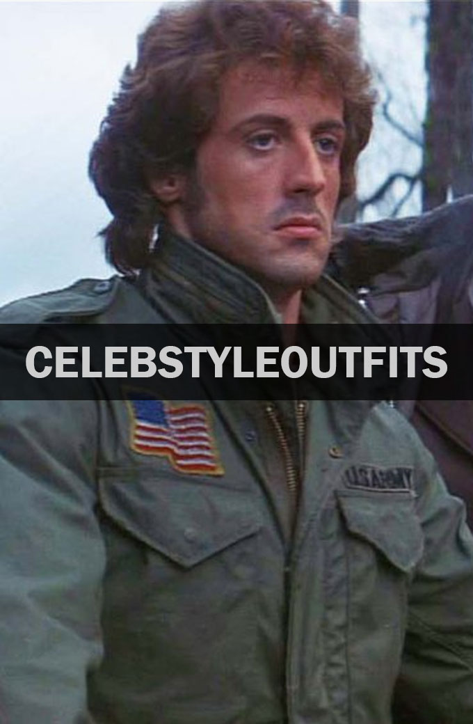 Rambo First Blood Sylvester Stallone M65 Green Jacket