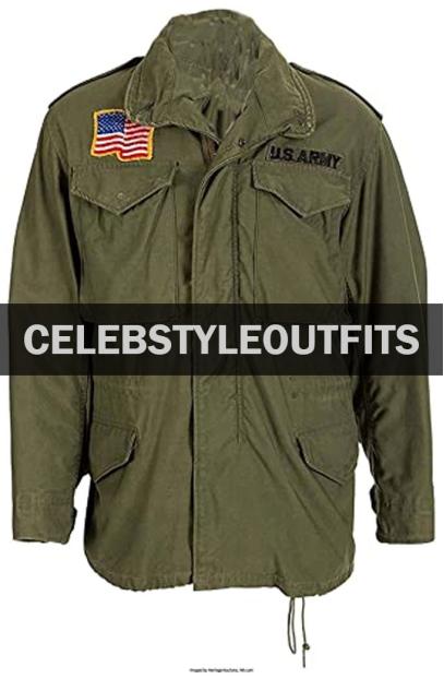 Sylvester Stallone First Blood Rambo Green Military Jacket sylvester-stallone-rambo-first-blood-jacket