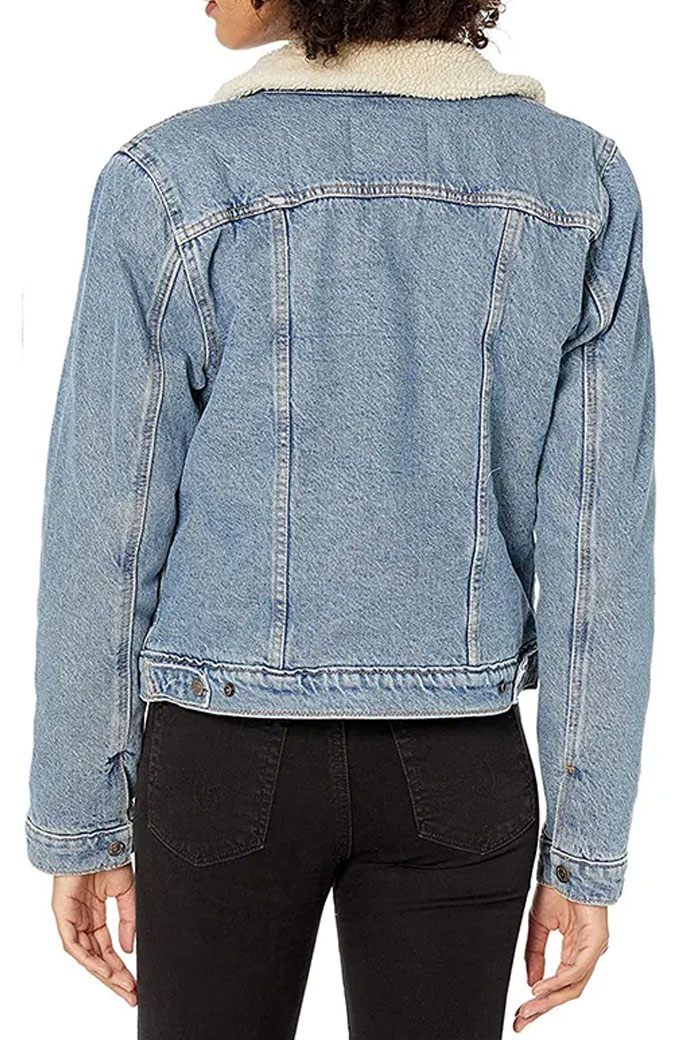 Ava Michelle Jodi Kreyman Tall Girl Blue Denim Sherpa Jacket ava-michelle-tall-girl-jacket