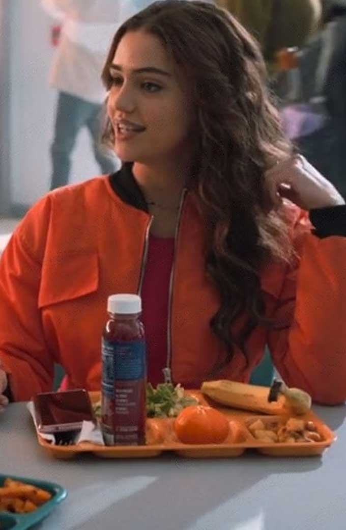 Tall Girl Clara Wilsey Kimmy Stitcher Orange Cropped Jacket