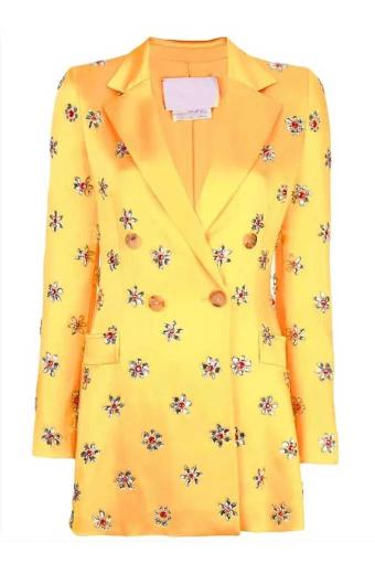 Taylor Swift Singer Album Lovers Lounge Yellow Trench Coat