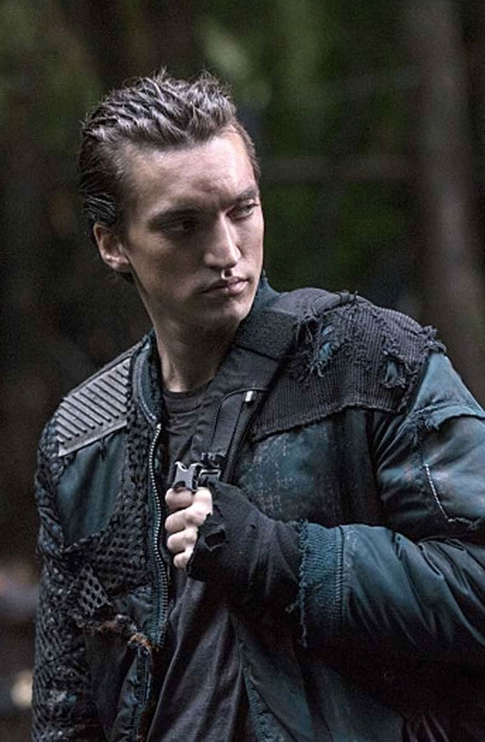 John Murphy Richard Harmon The 100 TV Show Black Cotton Jacket