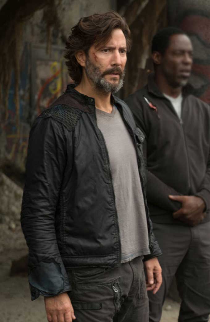 Henry Ian Cusick Marcus Kane The 100 Black Leather Jacket