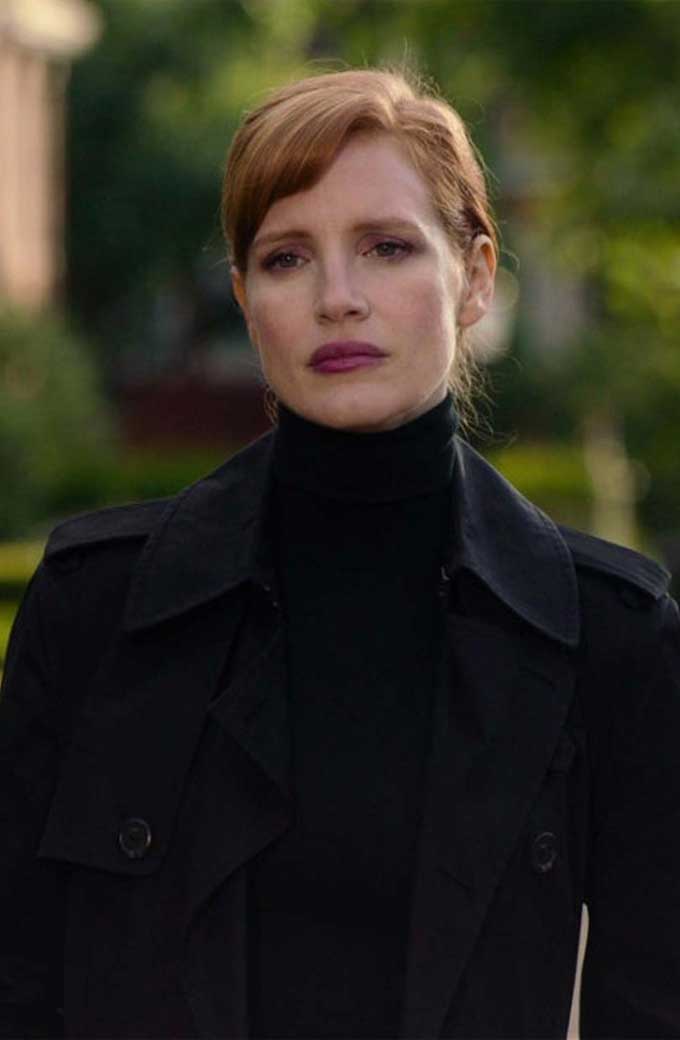 The 355 Mace Jessica Chastain Cotton Coat