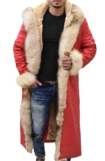 Santa Claus Kurt Russell Christmas Chronicles Red Hooded Coat