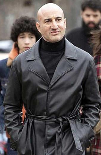 Shashi Rami Andri The Drowning Black Leather Trench Coat