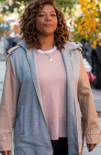 Queen Latifah Robyn McCall The Equalizer Grey Hooded Jacket