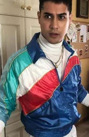 Avan Jogia The Exchange Stephane Blue Jacket