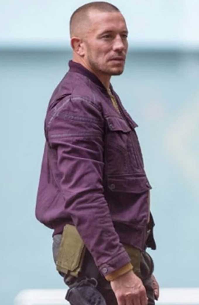 The Falcon and the Winter Soldier Georges St-Pierre Purple Jacket