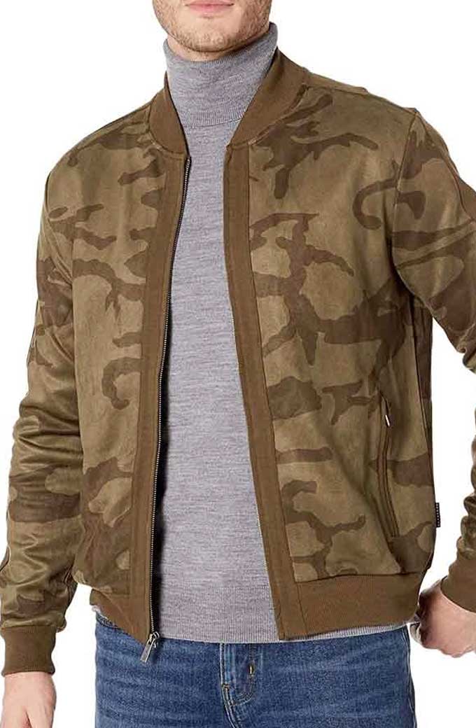 The Falcon and The Winter Soldier Anthony Mackie Camo Bomber Jacket