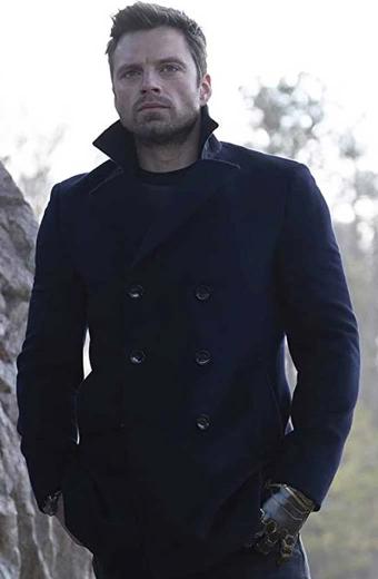 Bucky Barnes Falcon and Winter Soldier Sebastian Stan Coat