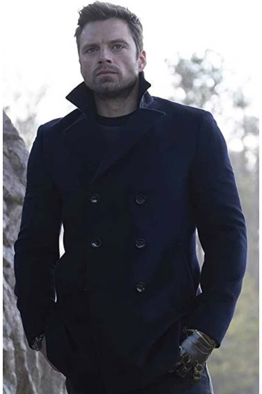 Bucky Barnes Falcon and Winter Soldier Sebastian Stan Coat