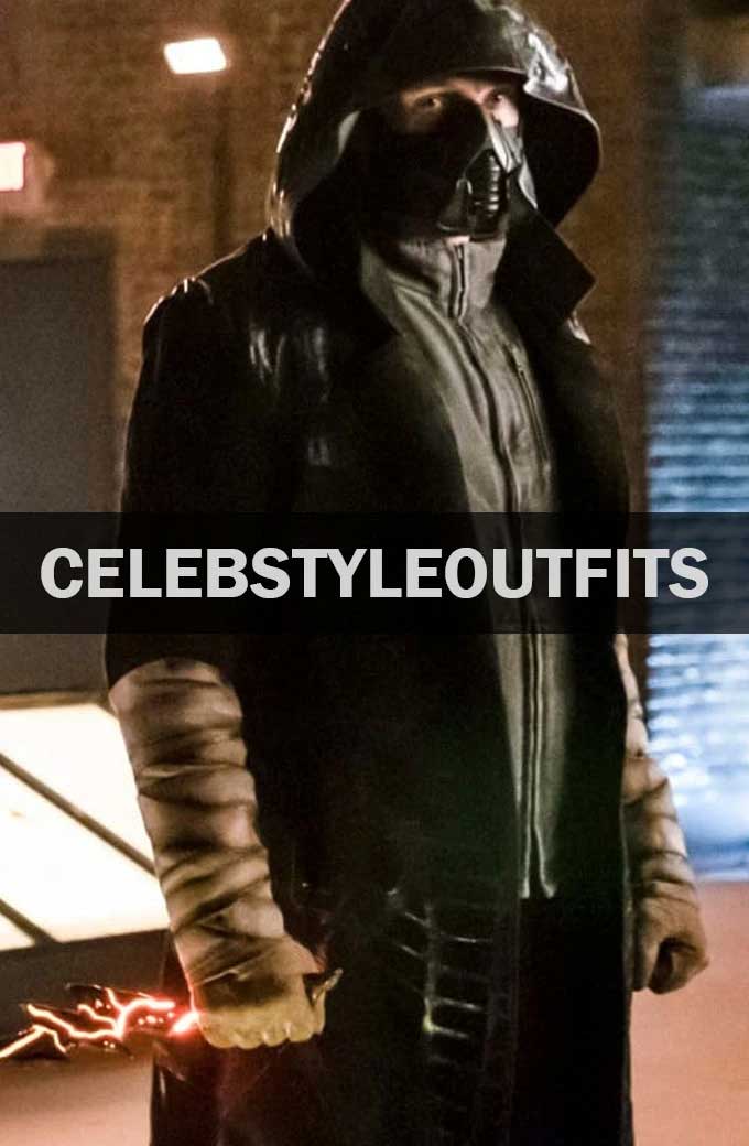 The Flash Season 5 Cicada Hooded Black Coat