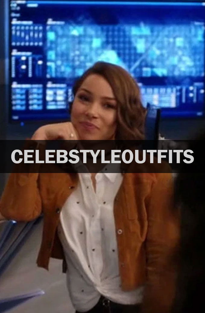 The Flash Nora West Jessica Parker Kennedy Suede Jacket