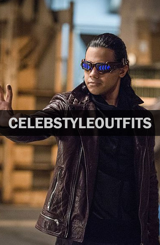 The Flash S2 Cisco Ramon Reverb Brown Leather Jacket