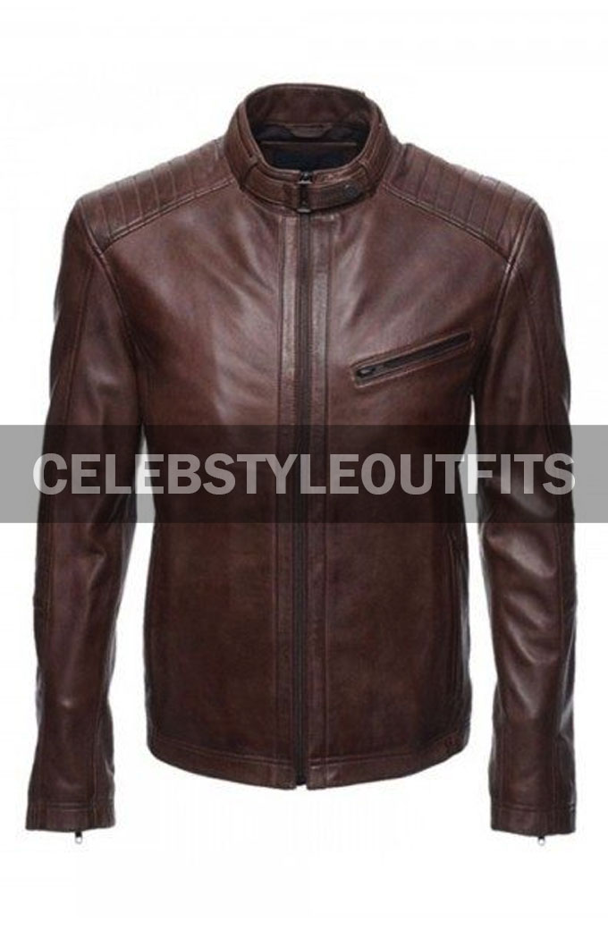 Carter Hall The Flash Season 2 Brown Leather Jacket
