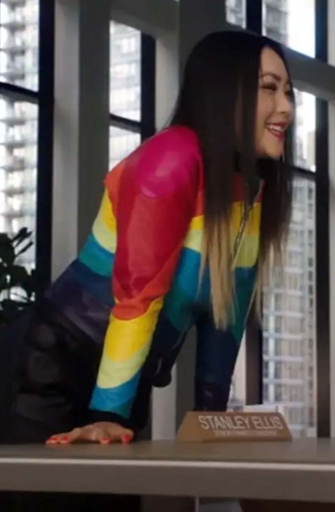 Rainbow Raider The Flash TV Show Jona Xiao Carrie Bates Jacket