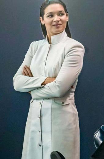 Kim Engelbrecht The Flash The Mechanic Marlize DeVoe Coat