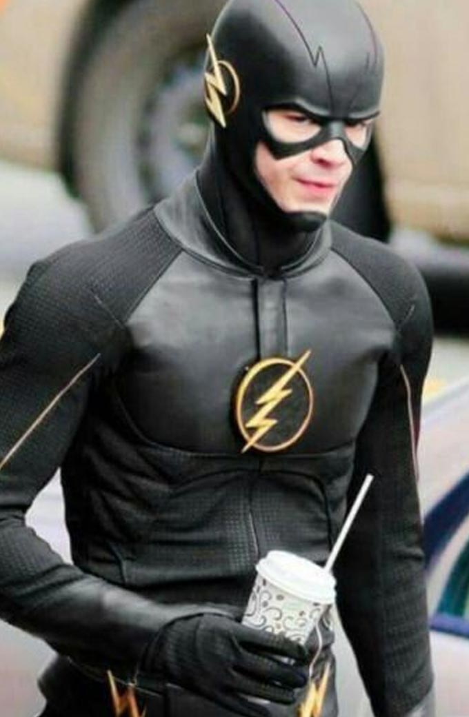 Barry Allen Savitar The Flash Grant Gustin Black Cosplay Jacket