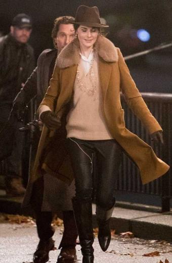 Rosalind Pearson Gentlemen Michelle Dockery Brown Trench Coat