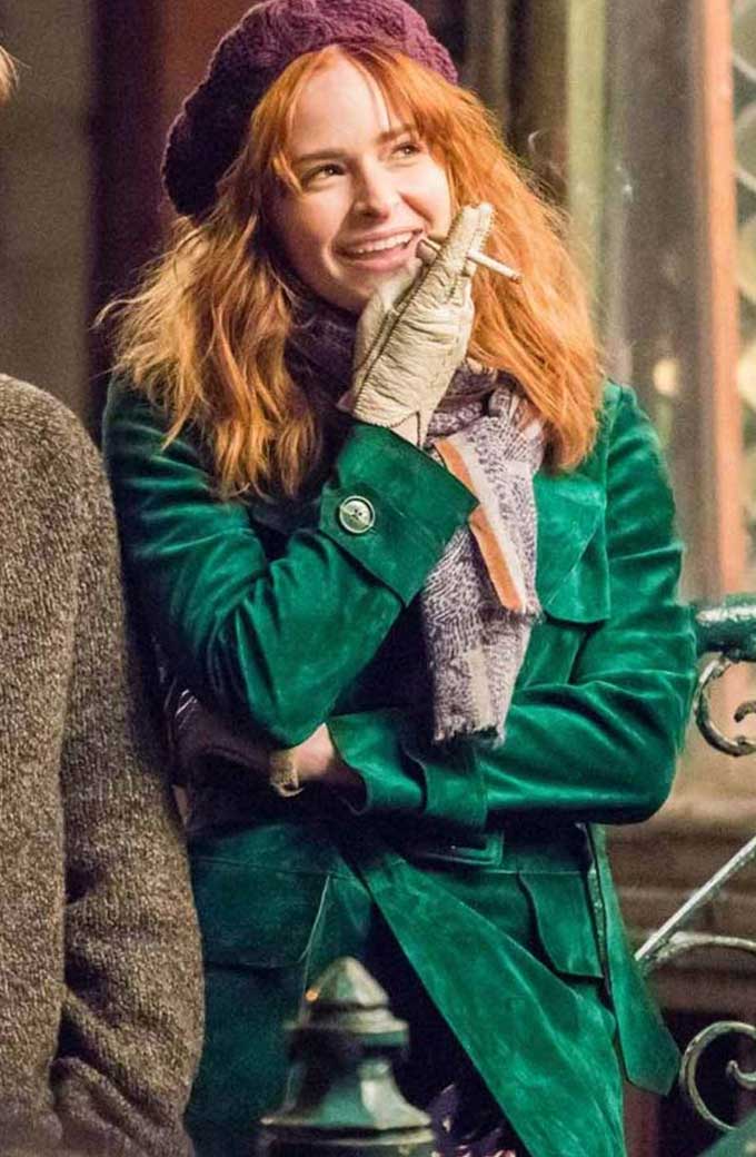The Goldfinch Ashleigh Cummings Green Coat