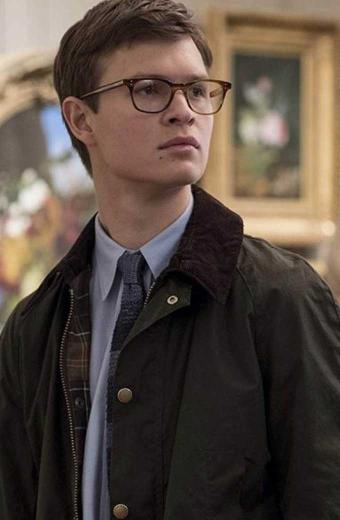 Theo Decker Ansel Elgort The Goldfinch Black Cotton Jacket