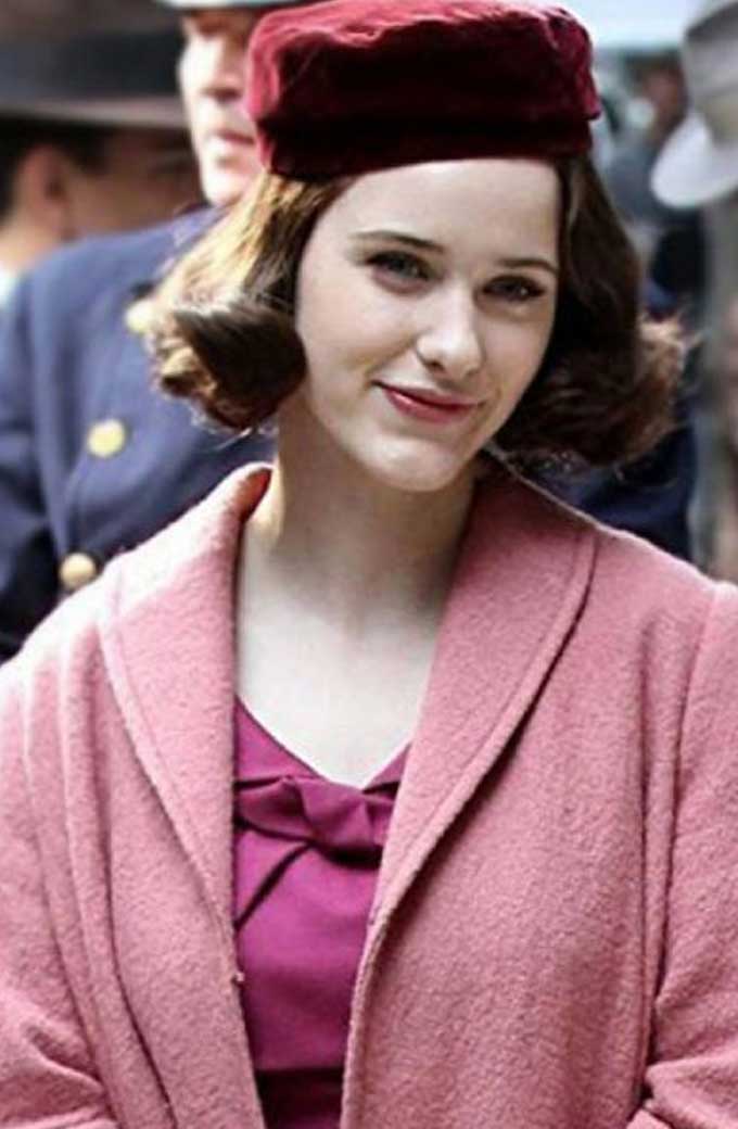 The Marvelous Mrs Maisel Miriam Maisel Pink Trench Coat