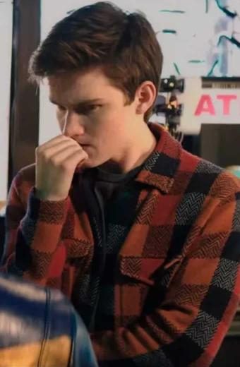 Matt Lintz Ms Marvel Bruno Carrelli Red Plaid Checkered Jacket