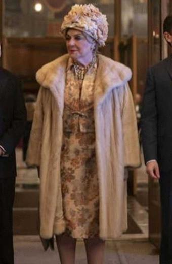 Marvelous Mrs Maisel Caroline Aaron Shirley Beige Fur Coat
