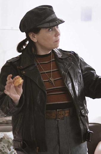 Alex Borstein Marvelous Mrs Maisel Susie Myerson Biker Jacket