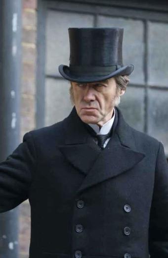 Lord Massen The Nevers Pip Torrens Black Wool Trench Coat
