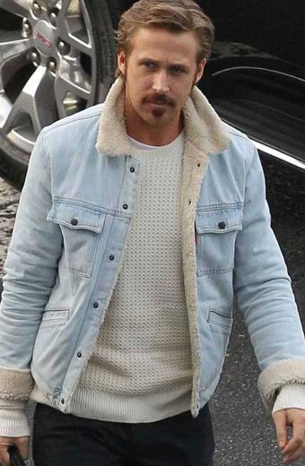 Ryan Gosling Holland March The Nice Guys Blue Denim Jacket