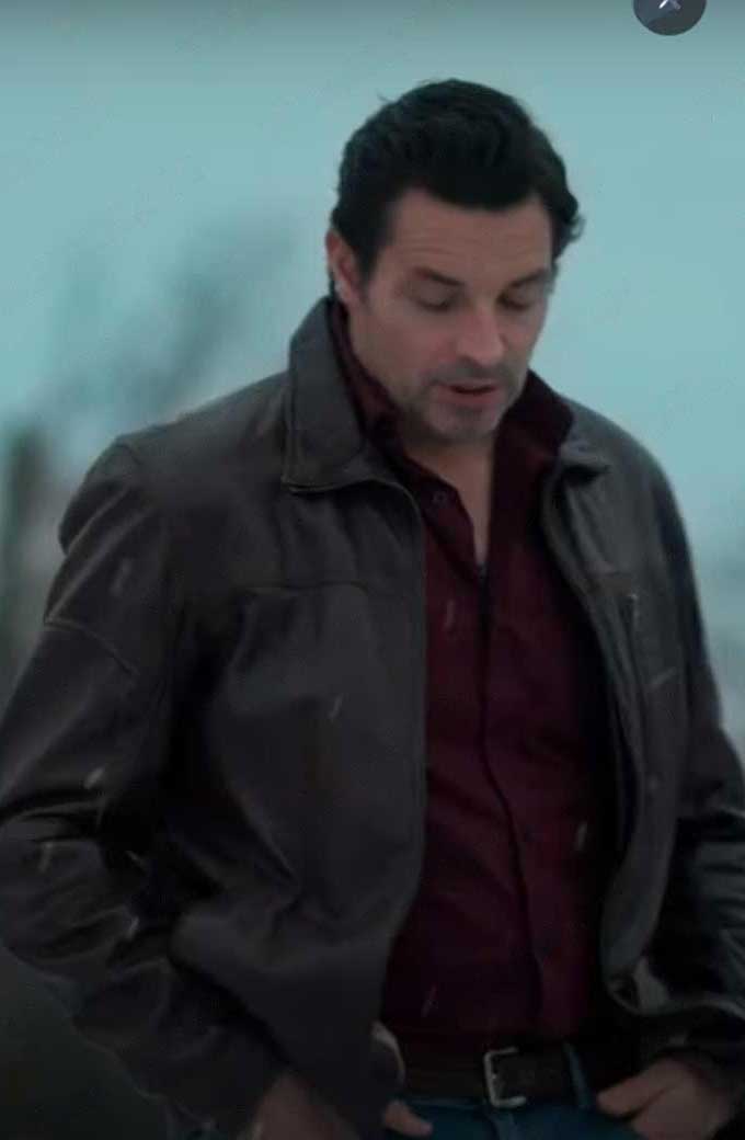 Brennan Elliott Perfect Pairing Michael Brown Leather Jacket