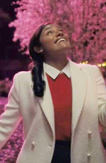 The Prom Alyssa Greene White Coat