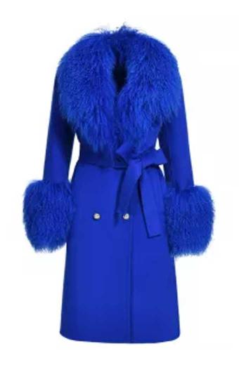 The Prom Dee Dee Allen Blue Trench Coat