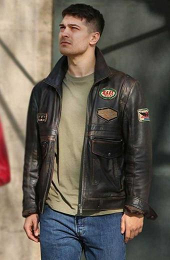 The Protector Hakan Demir Brown Leather Jacket