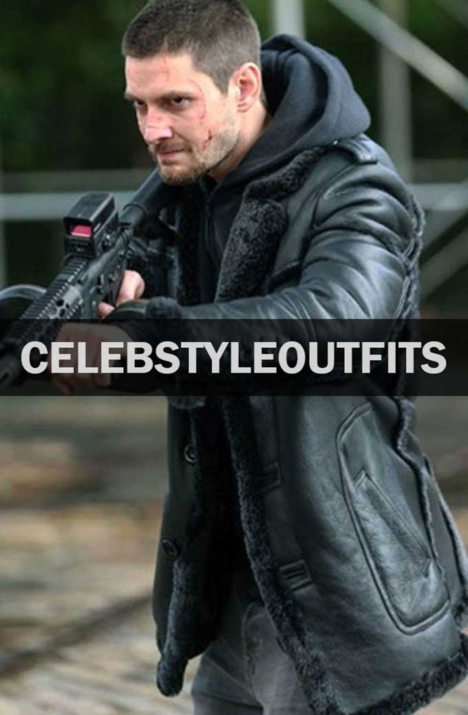 The Punisher Billy Russo Ben Barnes Leather Jacket
