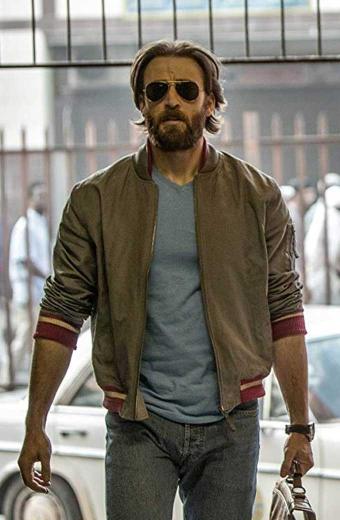 The Red Sea Diving Resort Ari Levinson Grey Bomber Jacket