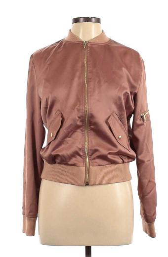 The Rookie Lucy Chen Pink Satin Bomber Jacket