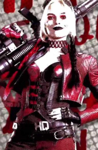 Margot Robbie The Suicide Squad Harley Quinn Jacket And Vest