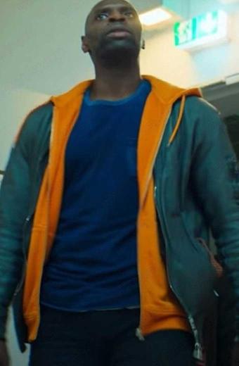 The Takedown Ousmane Diakite Blue Bomber Jacket