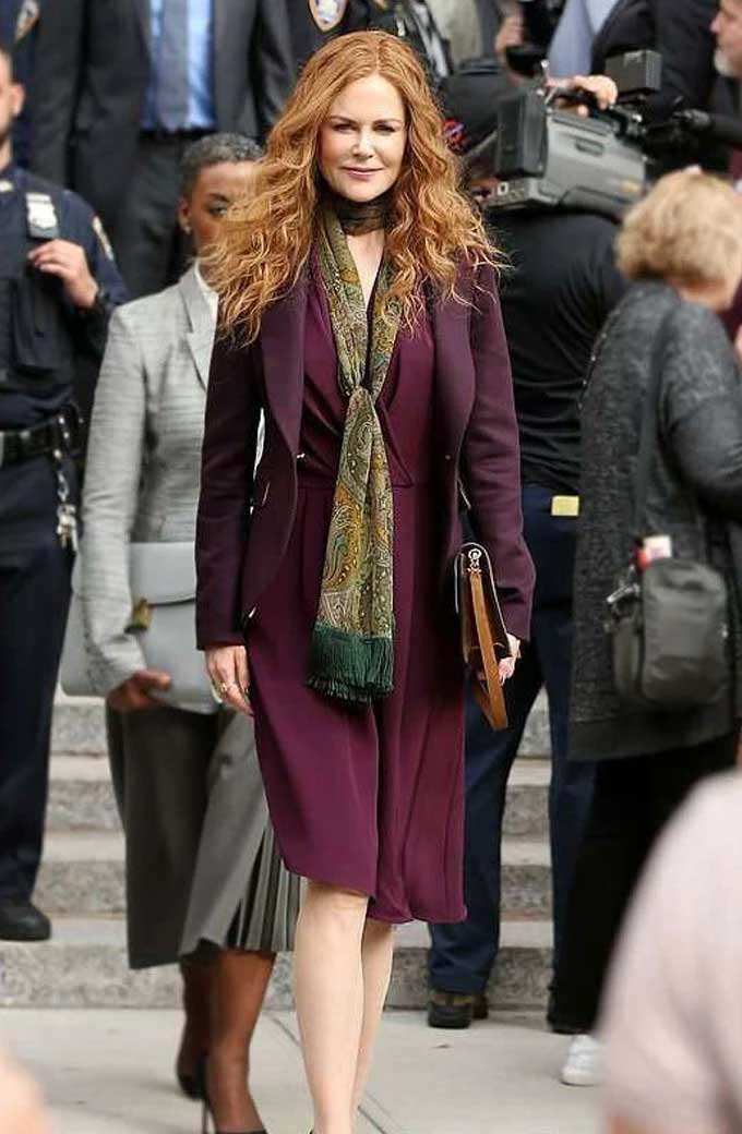 The Undoing Nicole Kidman Grace Fraser Cotton Coat