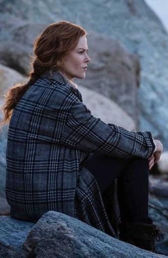Nicole Kidman Grace Fraser Undoing Green Plaid Checked Coat
