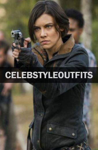 Lauren Cohan Maggie Greene The Walking Dead Blue Denim Jacket