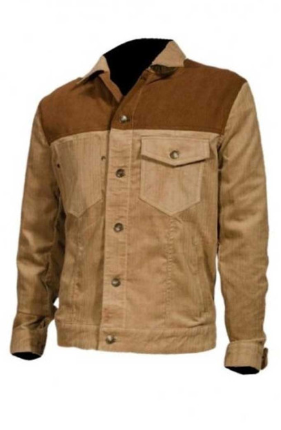 Andrew Lincoln Walking Dead Rick Grimes Brown Denim Jacket rick-grimes-walking-dead-jacket