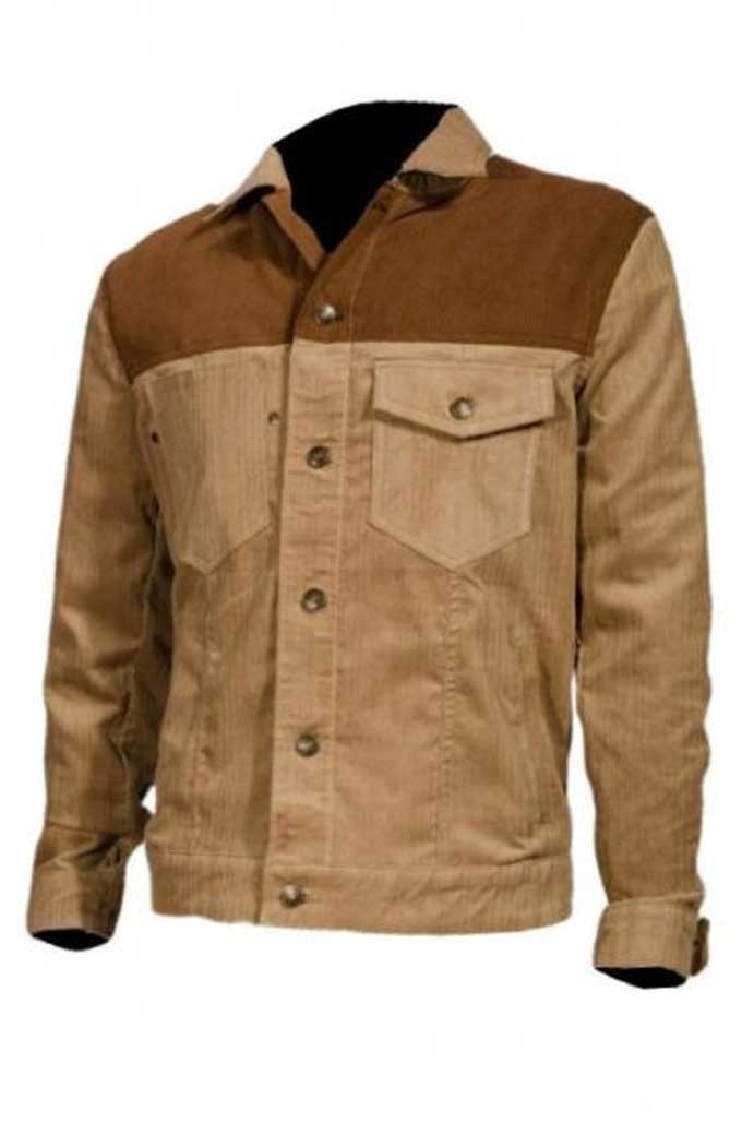 Rick Grimes Andrew Lincoln Walking Dead Brown Denim Jacket