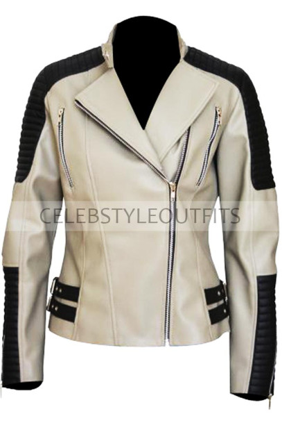 Walking Dead Christian Serratos Rosita Espinosa Quilted Jacket christian-serratos-walking-dead-jacket