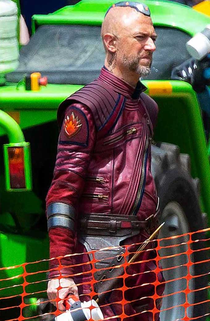 Thor Love And Thunder Kraglin Sean Gunn Maroon Cosplay Jacket