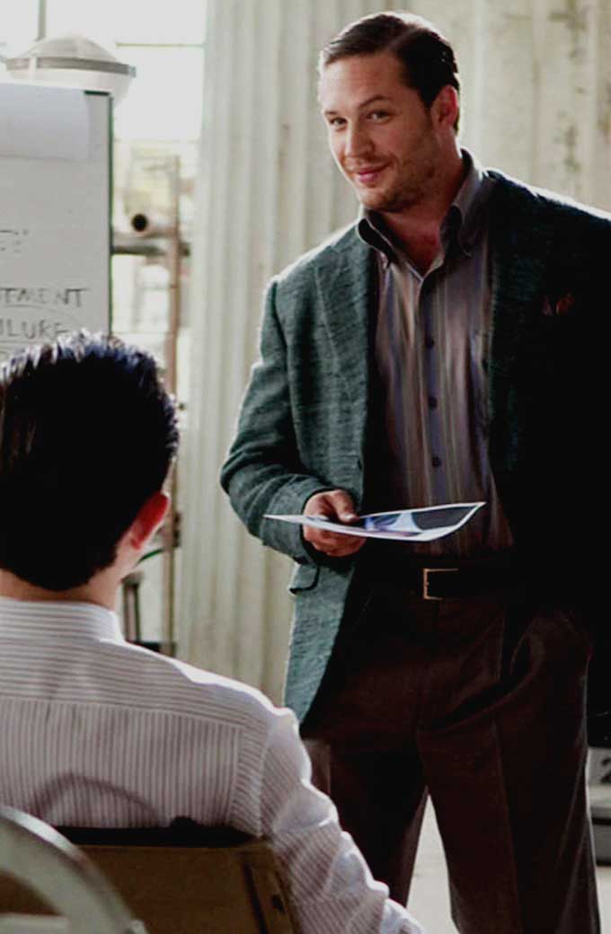 Inception Movie Tom Hardy Eames Comfortable Grey Wool Blazer